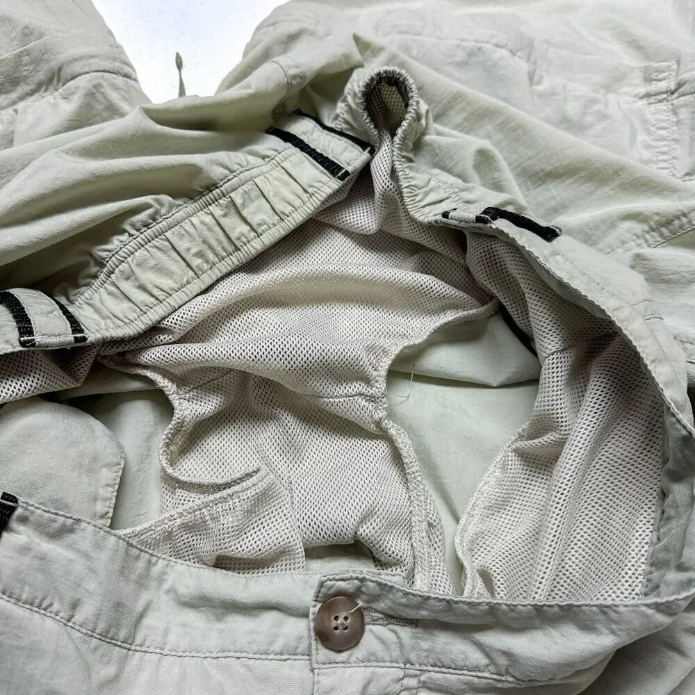 Redington Convertible Pants Mens 38 Tan Fishing Cargo Nylon‎ Mesh Lined Outdoor